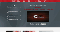 Desktop Screenshot of charlottechristianlaw.com